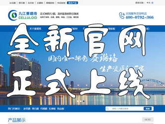 九江賽璐珞全新官方中英文網站正式上線！